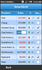 Resco MobileForms Toolkit: SmartGrid