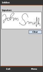 Resco MobileForms Toolkit: InkBox