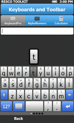 Resco MobileForms Toolkit: KeyboardPro
