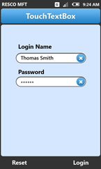 Resco MobileForms Toolkit: TouchTextBox