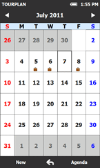 Resco MobileForms Toolkit: MonthCalendar