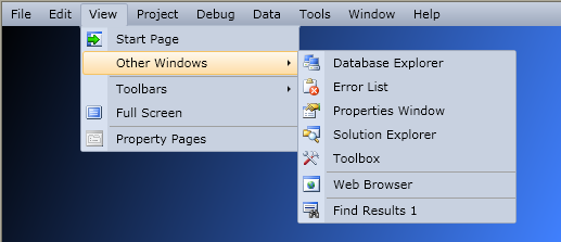 Silverlight Menus