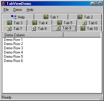 TabViewCtrl Demo Image