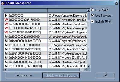 Sample running on Win2k