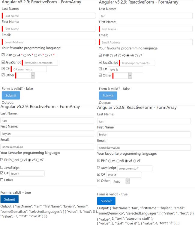 angular 5 FormArray