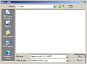Save file