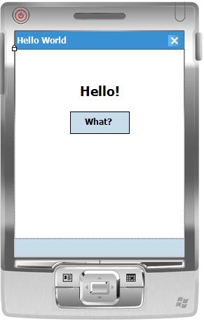 Fig 1. Example Program Hello World!